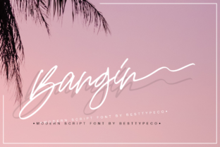 Bangin: A Script Font with Vintage Soul and Modern Energy