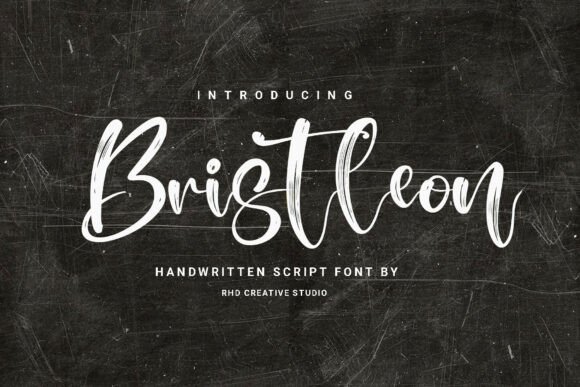Bristleon: The Raw, Artisanal Script for Bold Branding