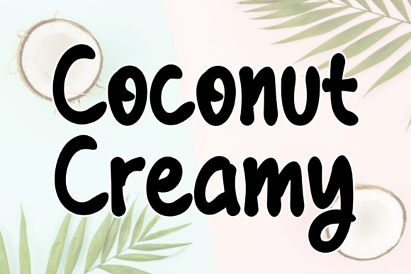 Coconut Creamy: The Modern Script Font for Elegant Branding