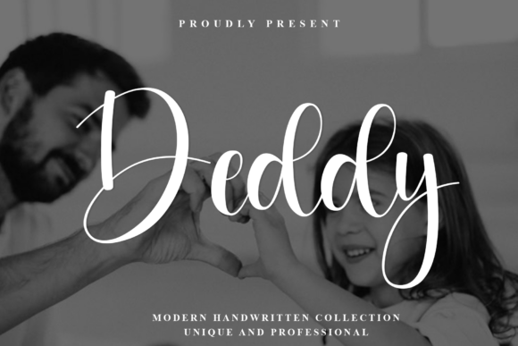 Deddy: A Modern Script Font for Elegant Branding