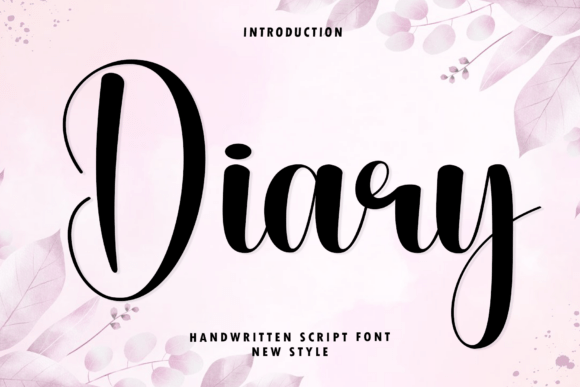 Diary: The Handwritten Font Redefining Modern Elegance