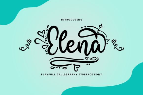 Elena: A Script Font That Brings Elegant Flow to Any Design