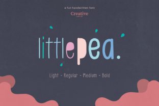 Little Pea: The Playful Script Font That Captures Hearts