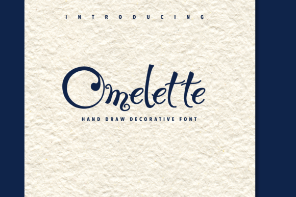 Omelette: The Refined Script Font for Elegant Design