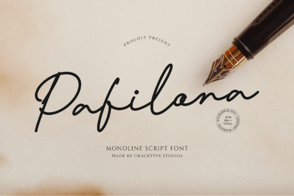 Pafilona: Capture the Effortless Grace of Handwritten Ink