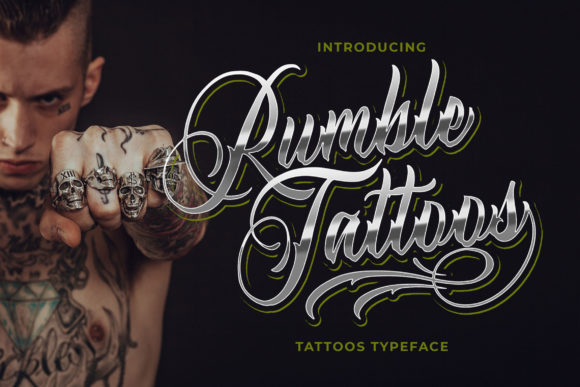 Rumble Tattoos: The Edgy Script Font for Bold Brands