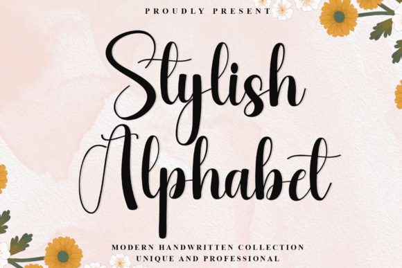 Stylish Alphabet: A Typeface for Modern Brand Identity