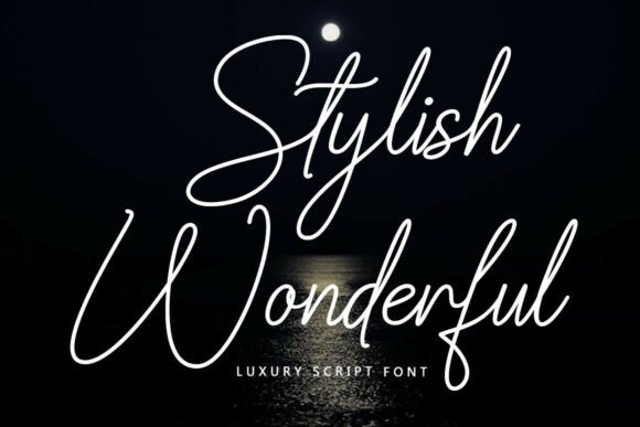 Stylish Wonderful: A Premium Script Font for Elegant Design
