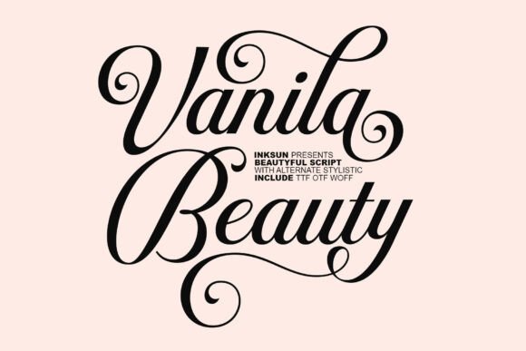 Vanila Beauty: A Guide to Using This Luxury Script Typeface