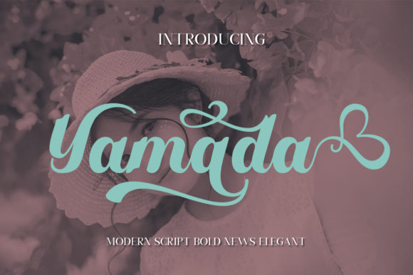 Why Yamada's Bold Curves Make It a Standout Script Font