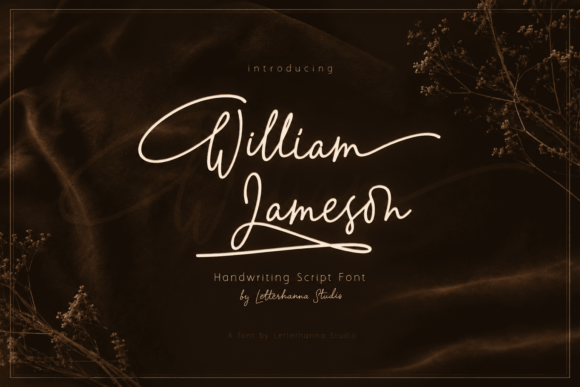William Jameson: A Fluid Signature Font for Modern Design